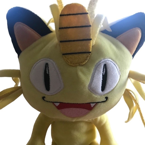 Pokémon Meowth Pokémon Plush Wicked Cool Toys WCT Meowth Stuffed Toy 9" - Picture 2 of 7